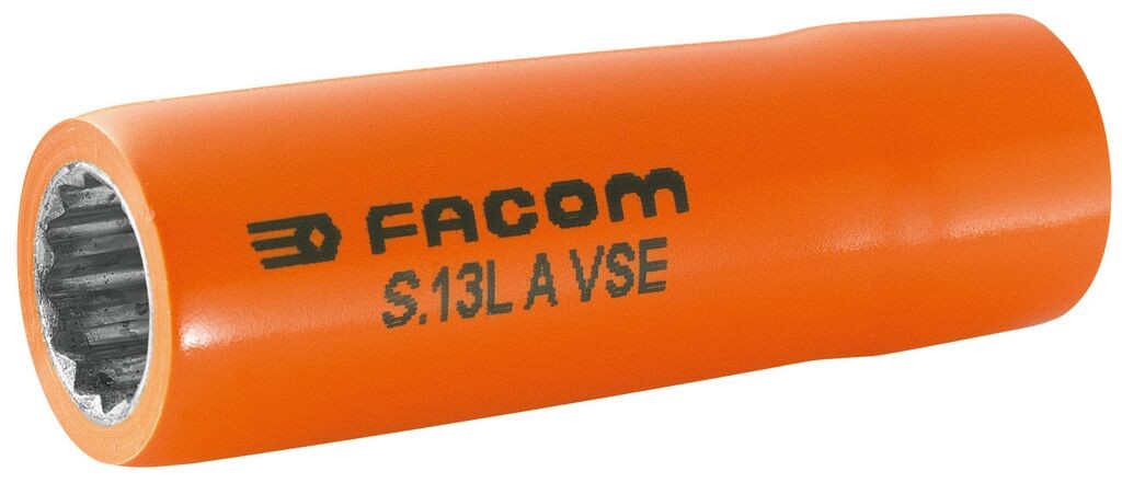 S.LAVSE - Vasos largos 1/2" 12 caras aislados 1.000 Voltios serie VSE
