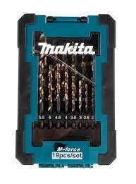 Estuche Brocas Makita HSS M-Force 19 piezas D-67583