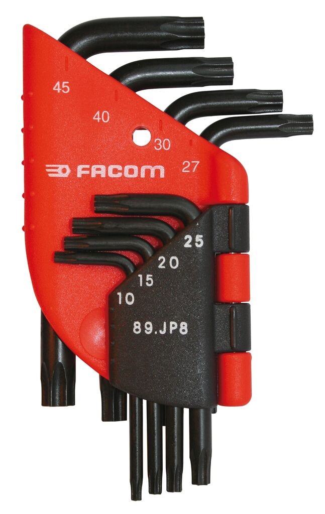 89.JP - Juegos de llaves macho acodadas Torx® en estuche