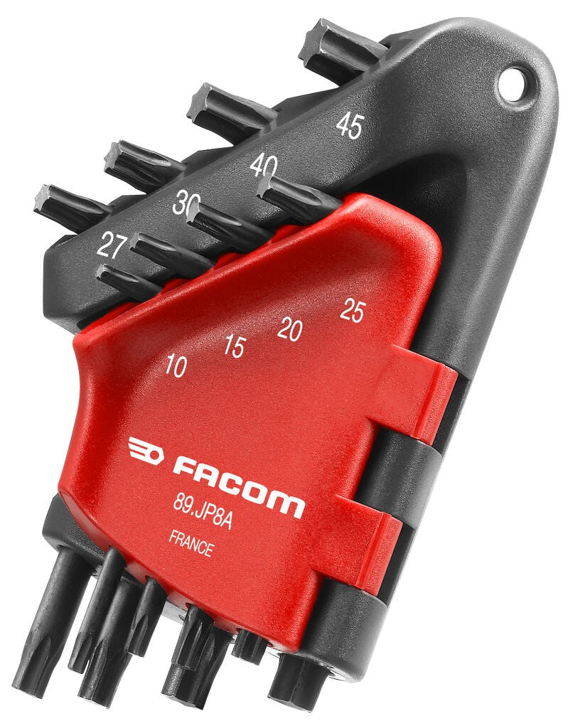 89.JP - Juegos de llaves macho acodadas Torx® en estuche