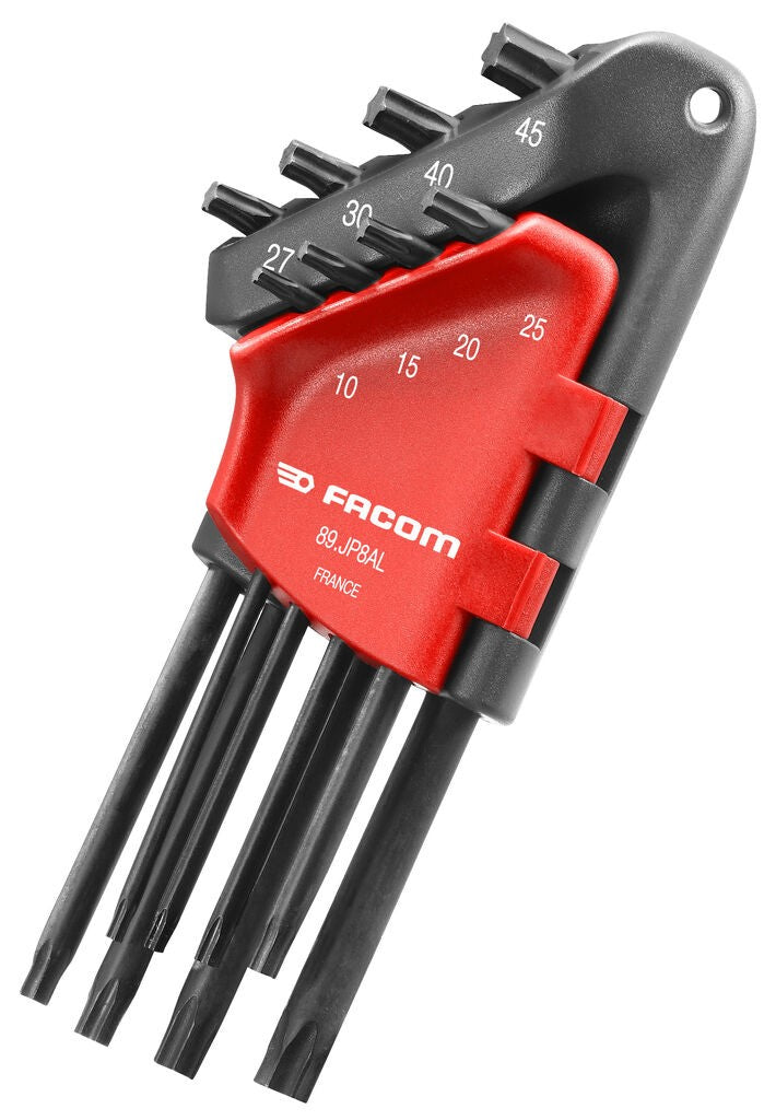 89.JP - Juegos de llaves macho acodadas Torx® en estuche