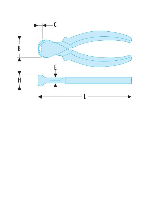 190.CPESLS - Alicates de corte frontal