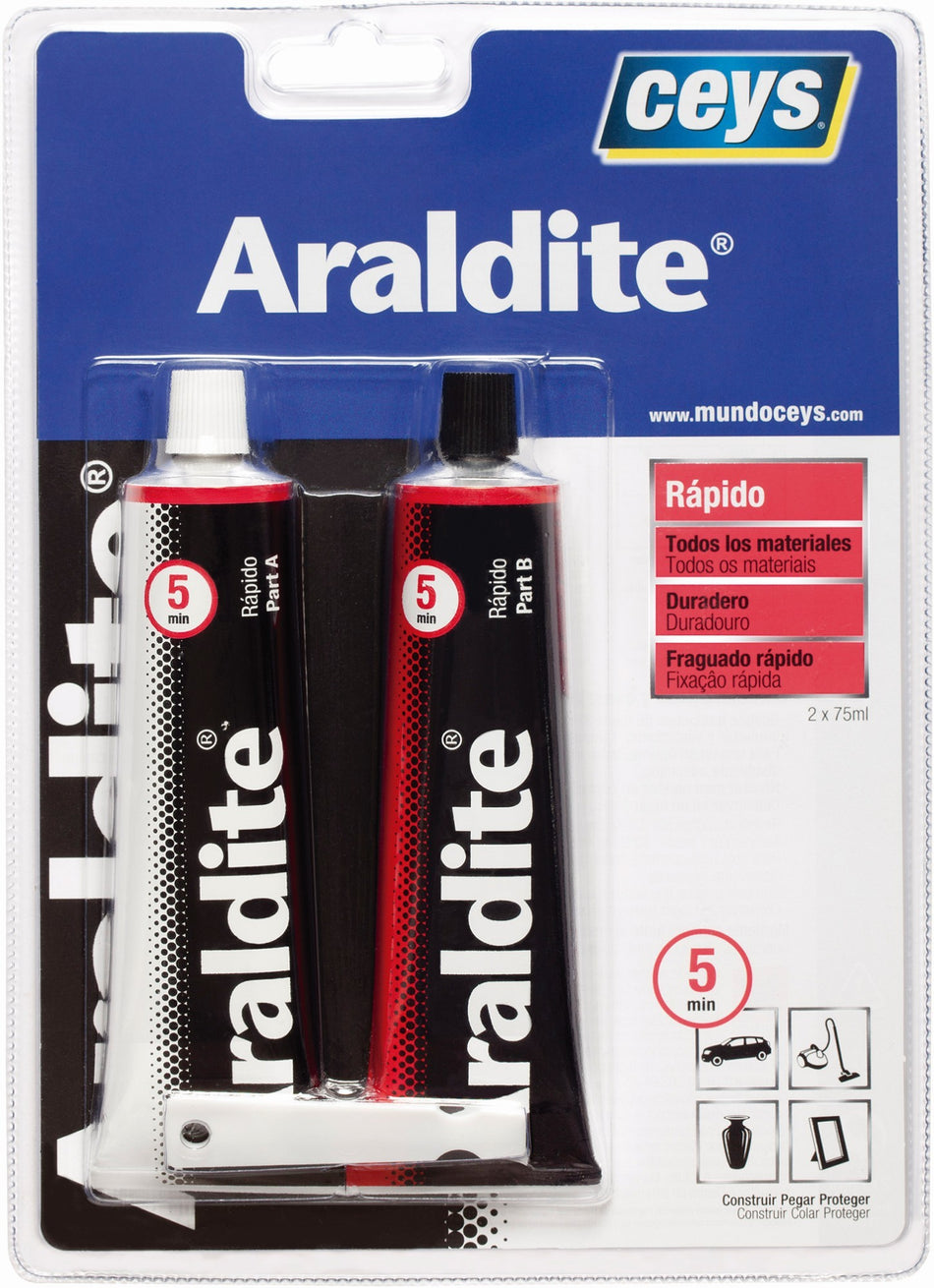 ARALDITE RAPIDO PROFESIONAL BL 75+75ML