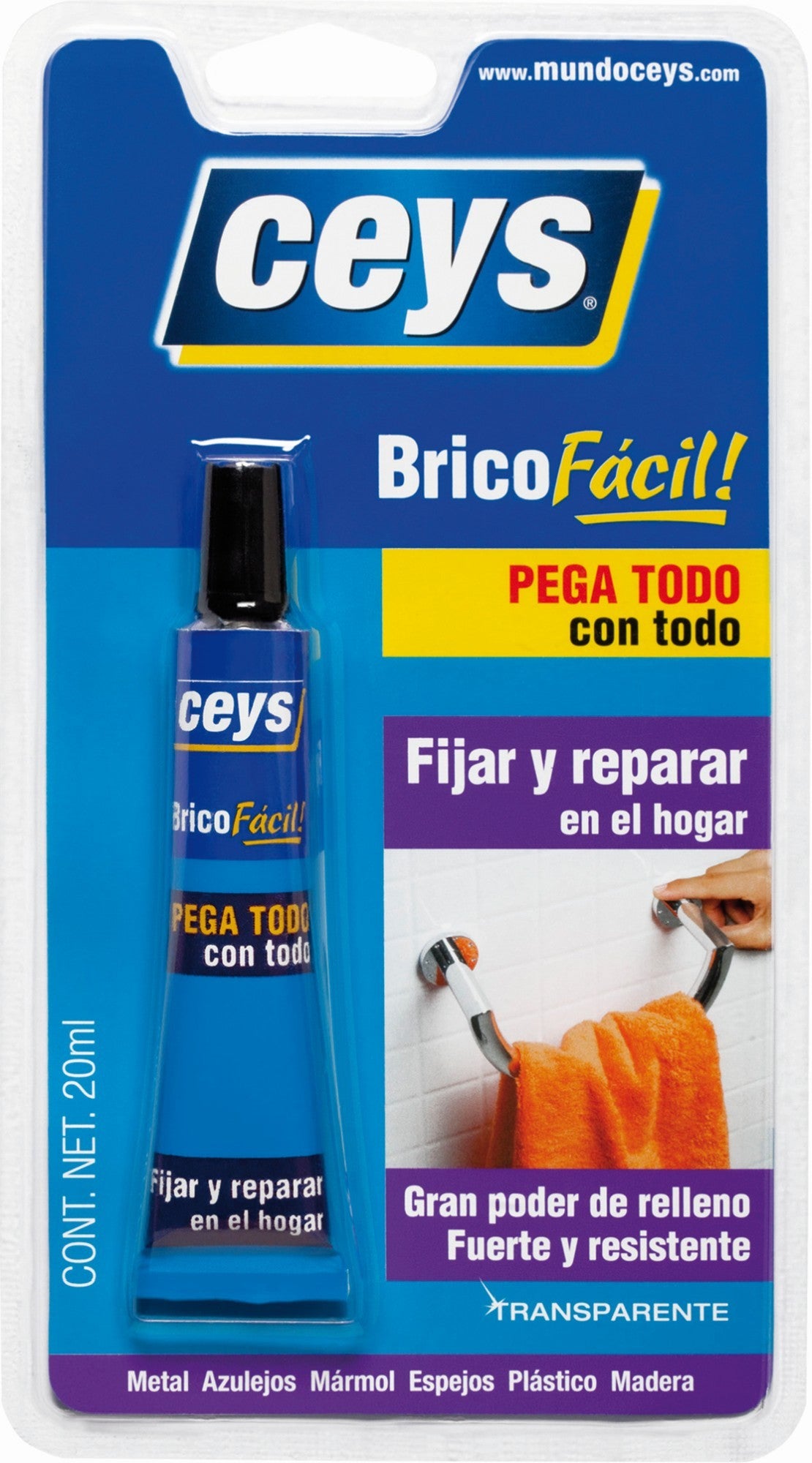 CEYS BRICOFÁCIL FIJACEYS TRANS 20ML