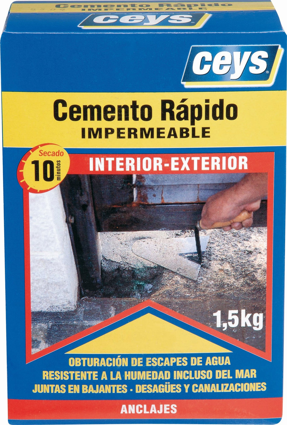 CEYS CEMENTO RÁPIDO IMPERMEABLE 1,5 KG