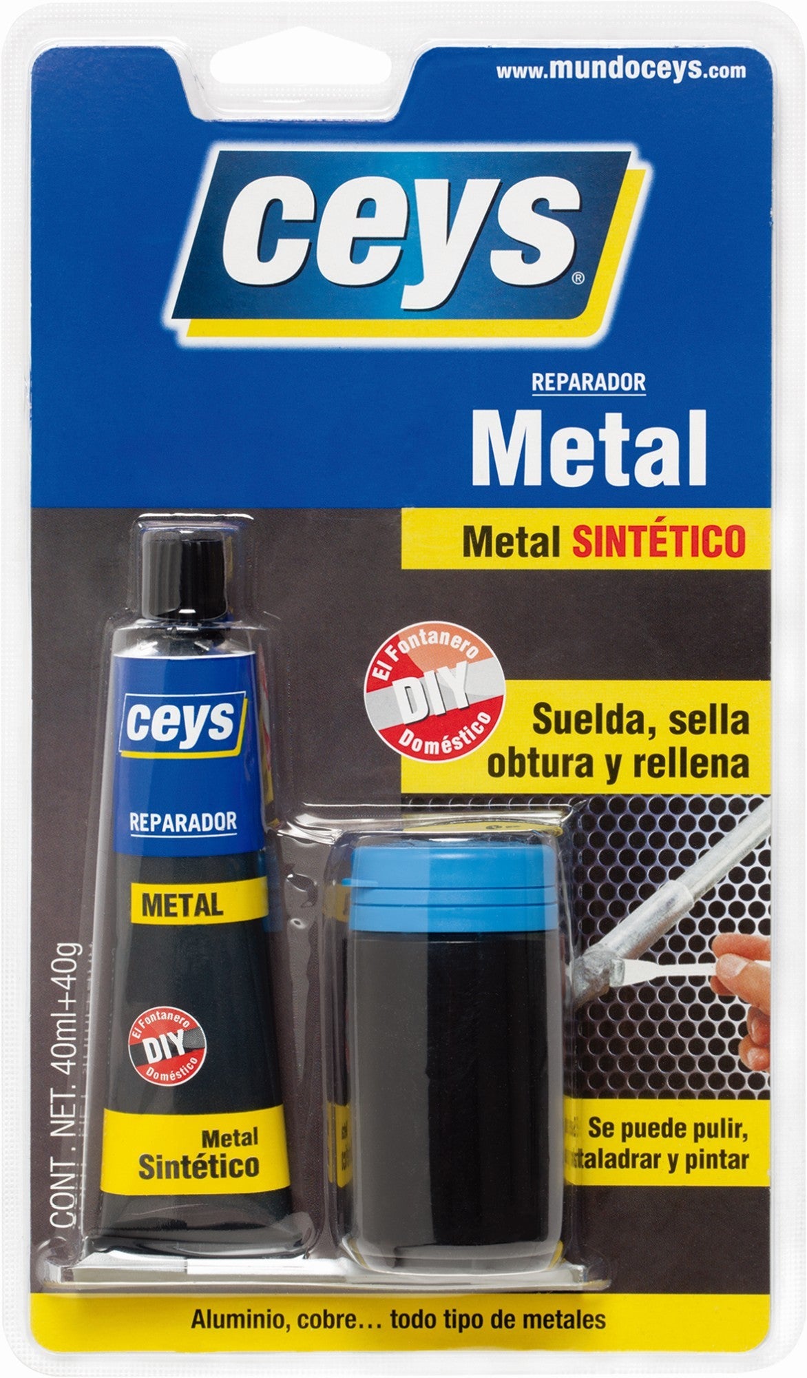 CEYS REPARADOR METAL BLISTER 40ML+40GR.