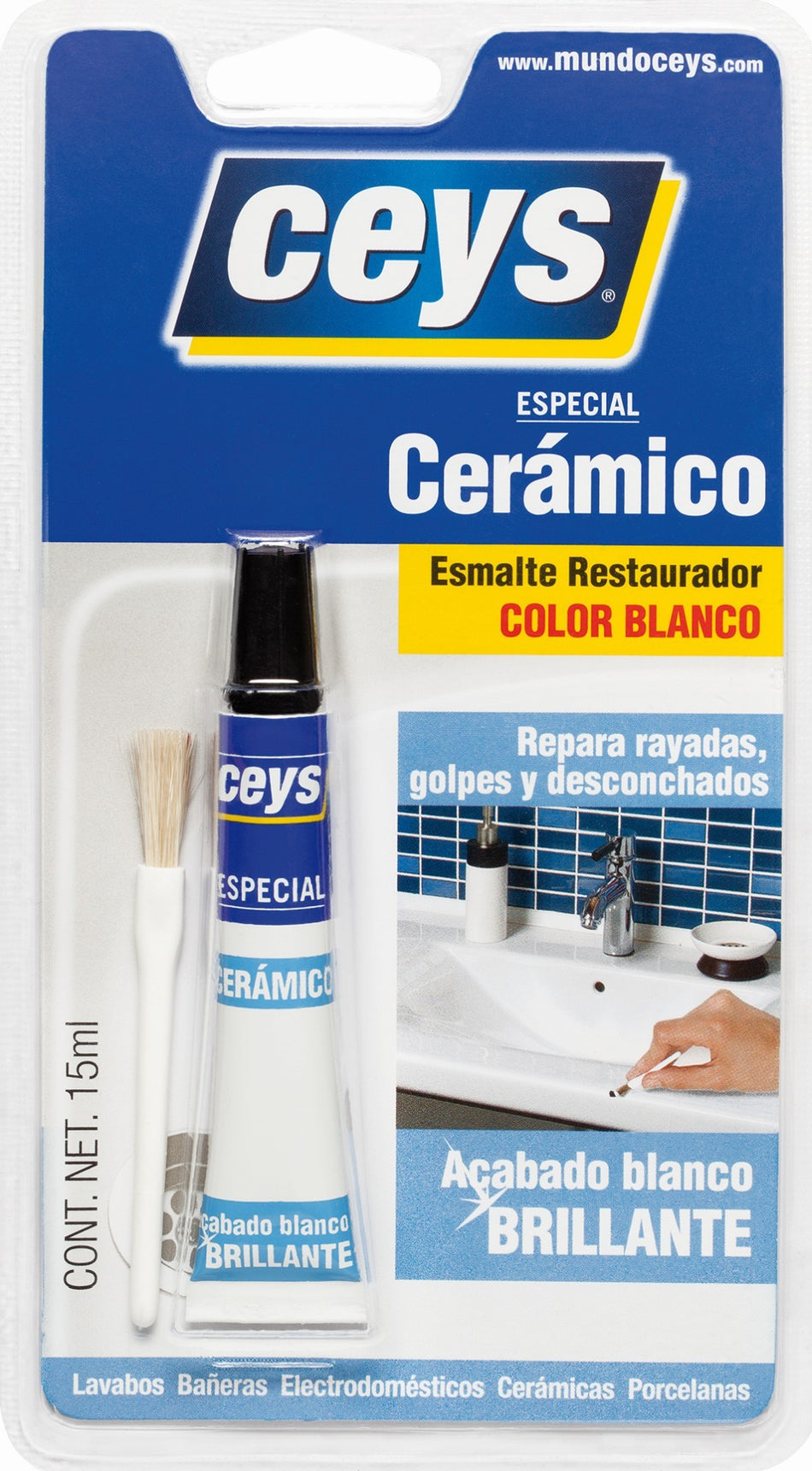 CEYS RESTAURADOR CERAMICO BLANCO 15ML