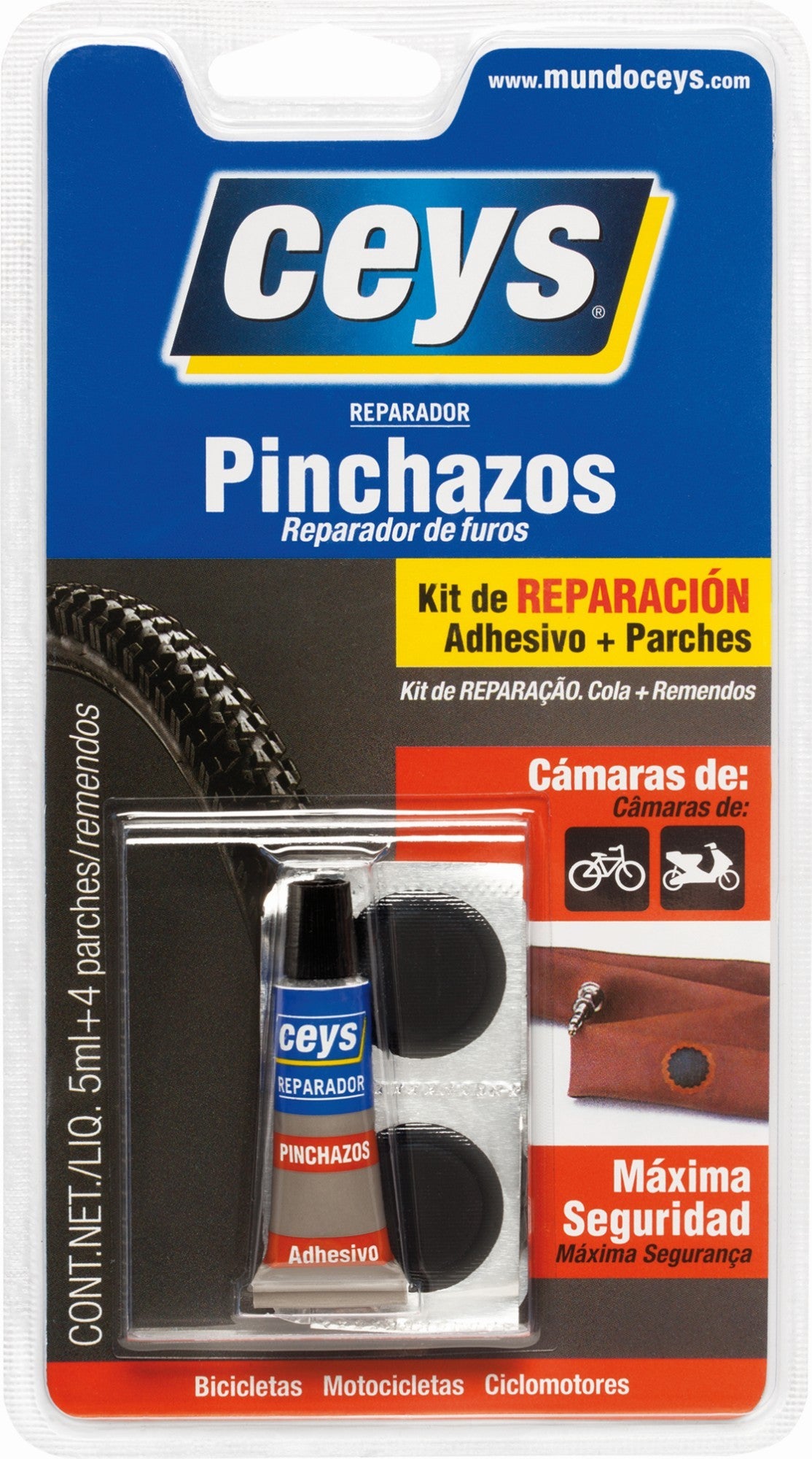 CEYS REPARADOR PINCHAZOS BLISTER 6U