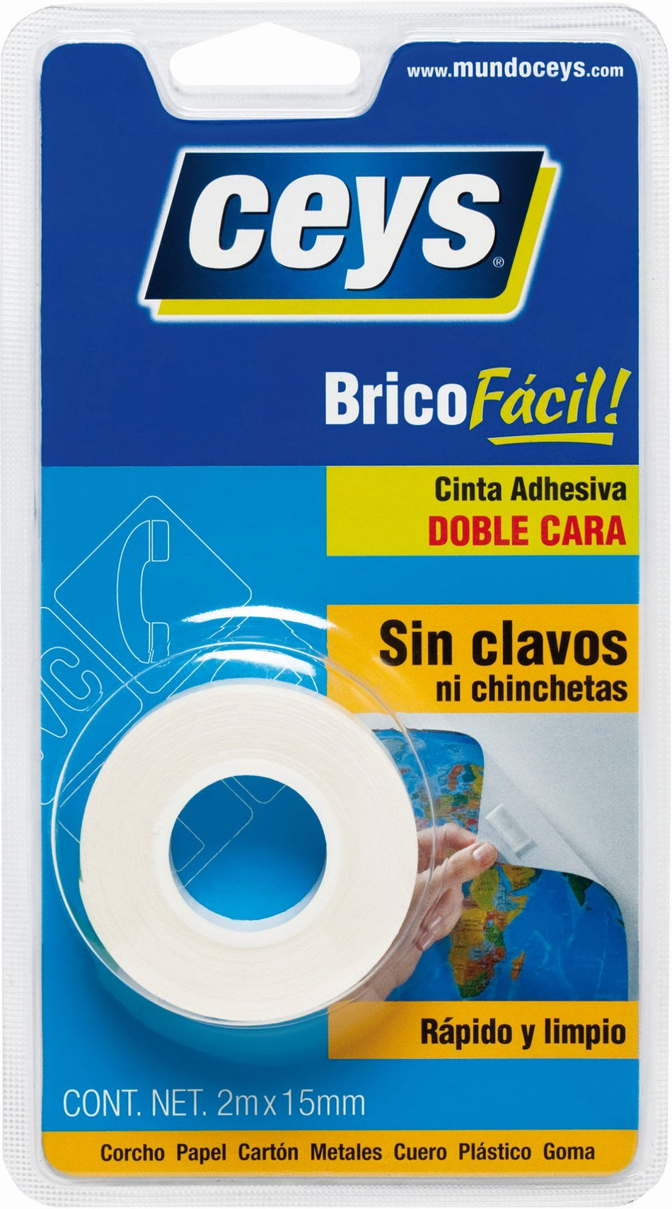 CEYS BRICOFÁCIL ADHESIVO 2 CARAS