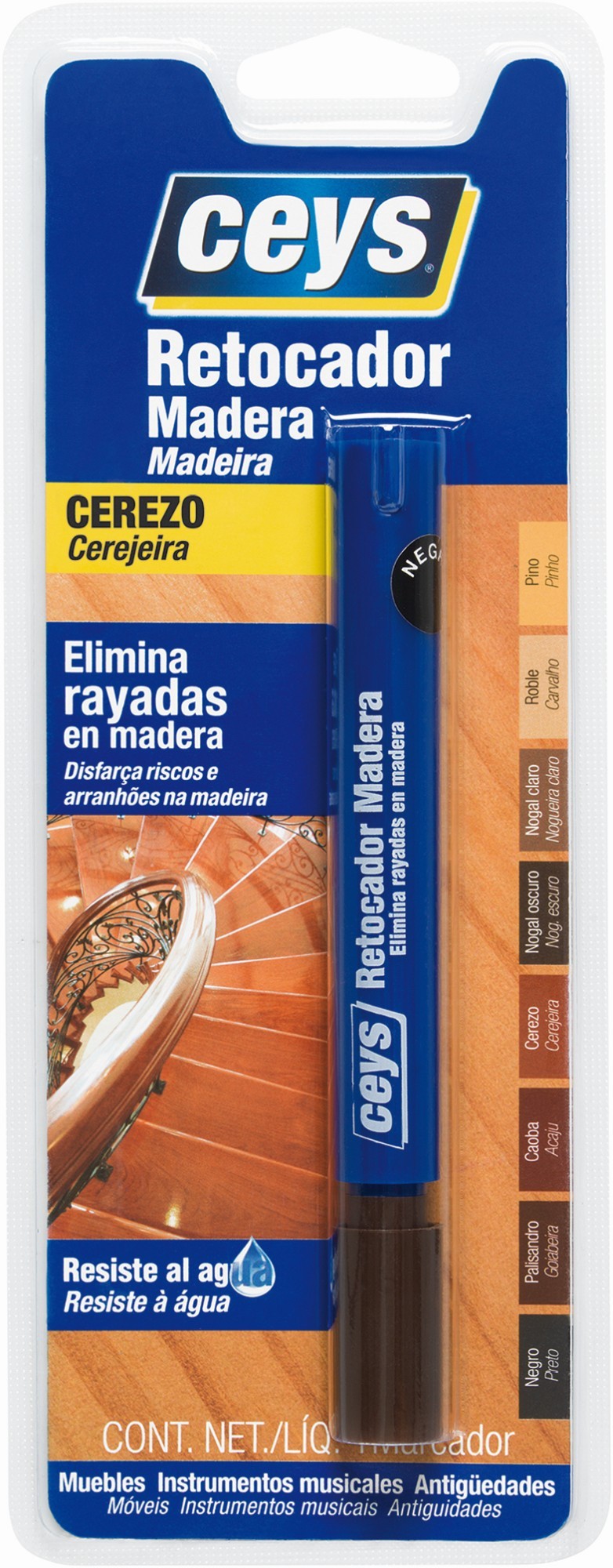 CEYS RETOCADOR MADERA CEREZO