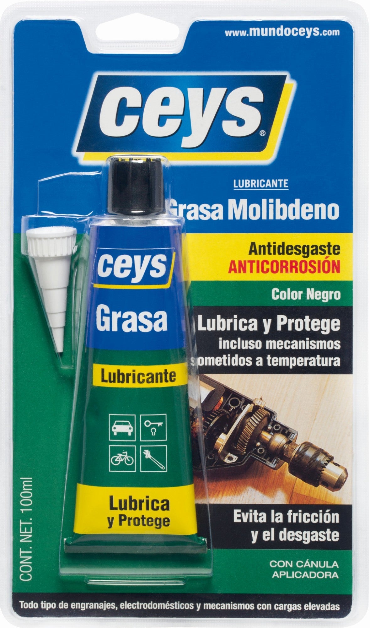 CEYS GRASA MOLIBDENO NEGRO BLISTER 100ML