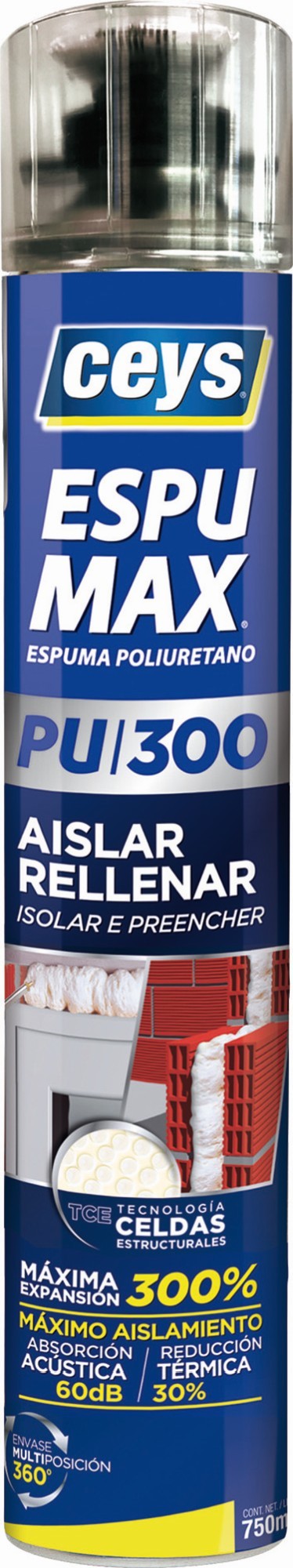 ESPUMAX AISLAR Y RELLENAR PISTOLA 750ML