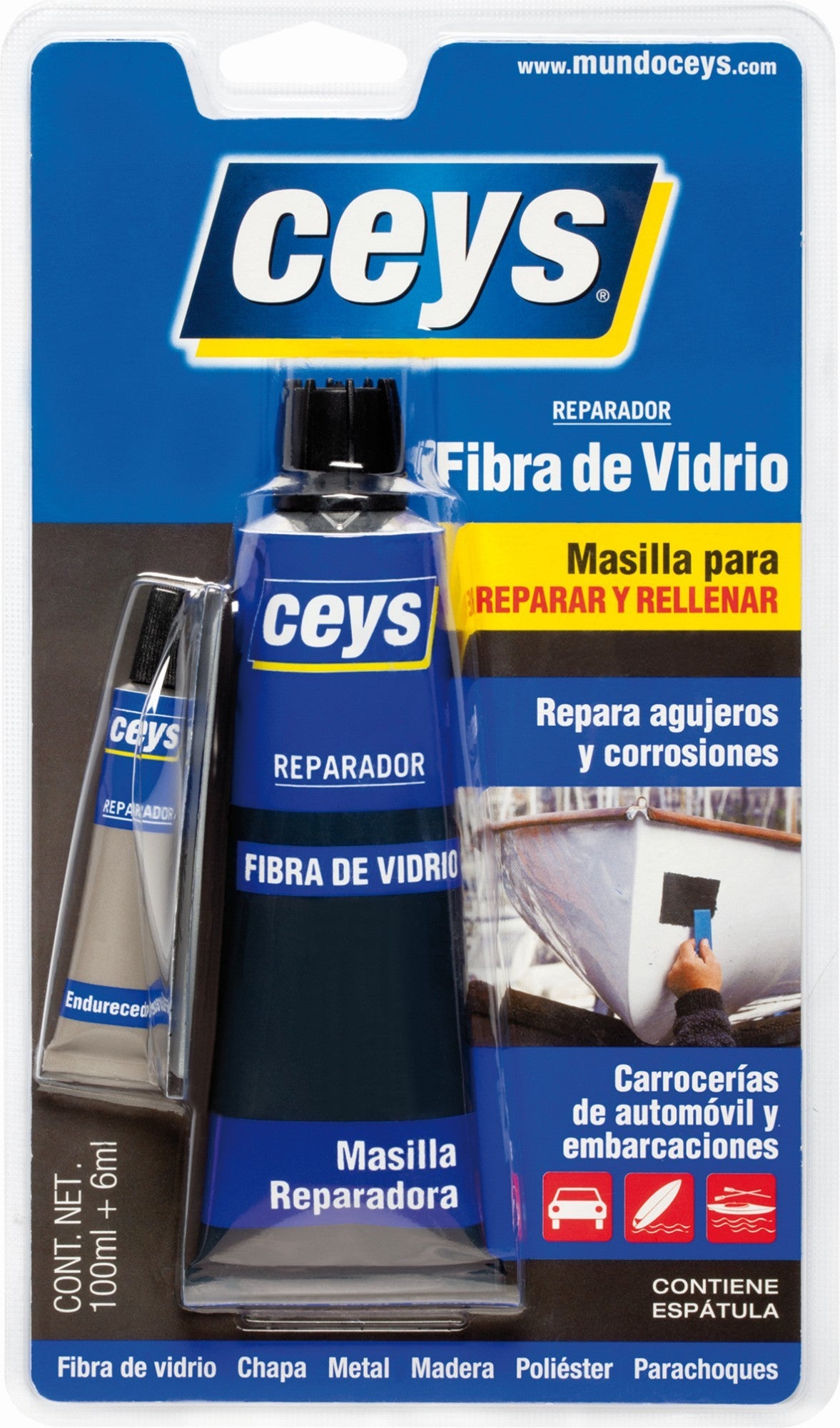 CEYS REPARADOR FIBRA VIDRIO BLISTER