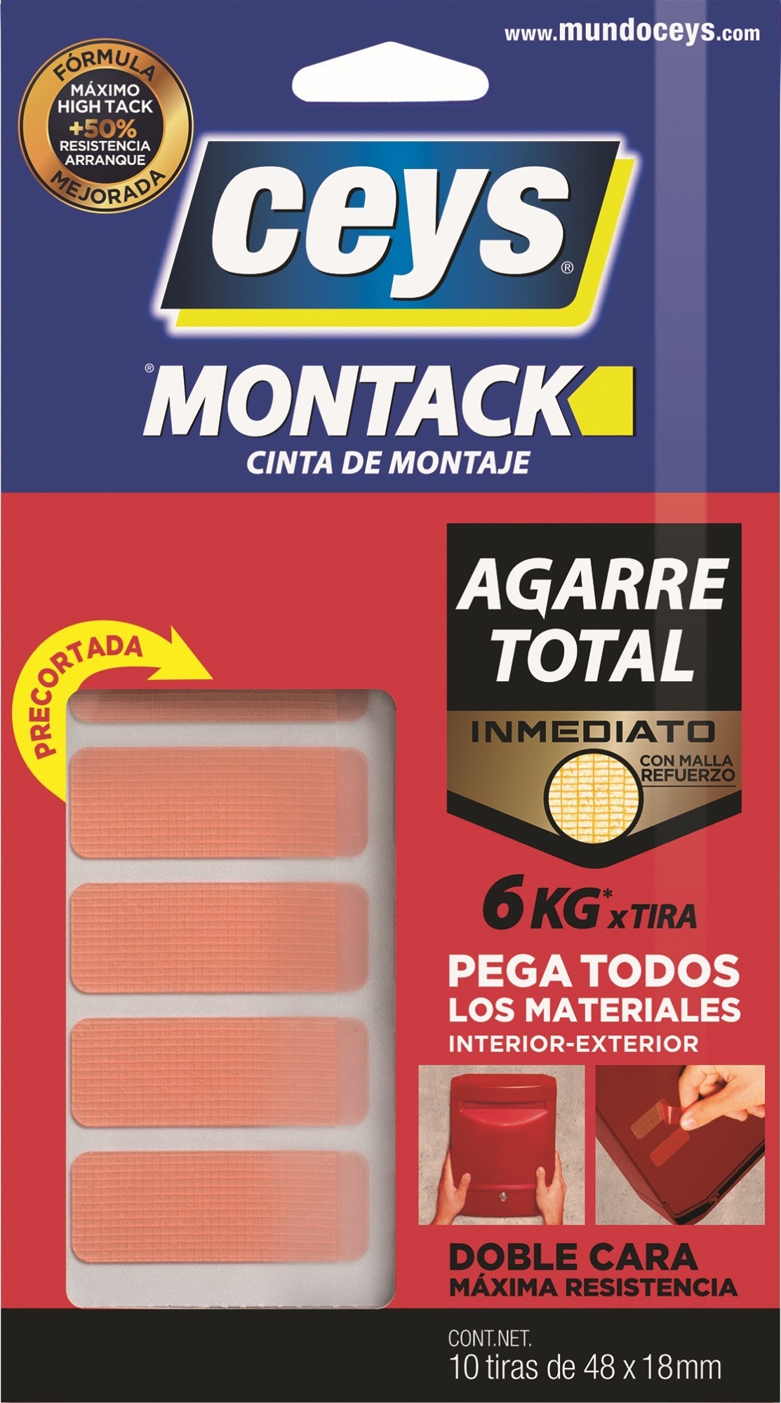 CEYS MONTACK CINTA PRECORTADA