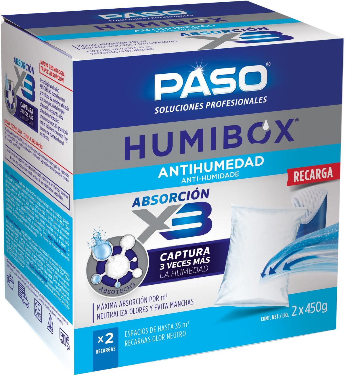 PASO HUMIBOX ANTIHUMEDAD RECARGA 450G