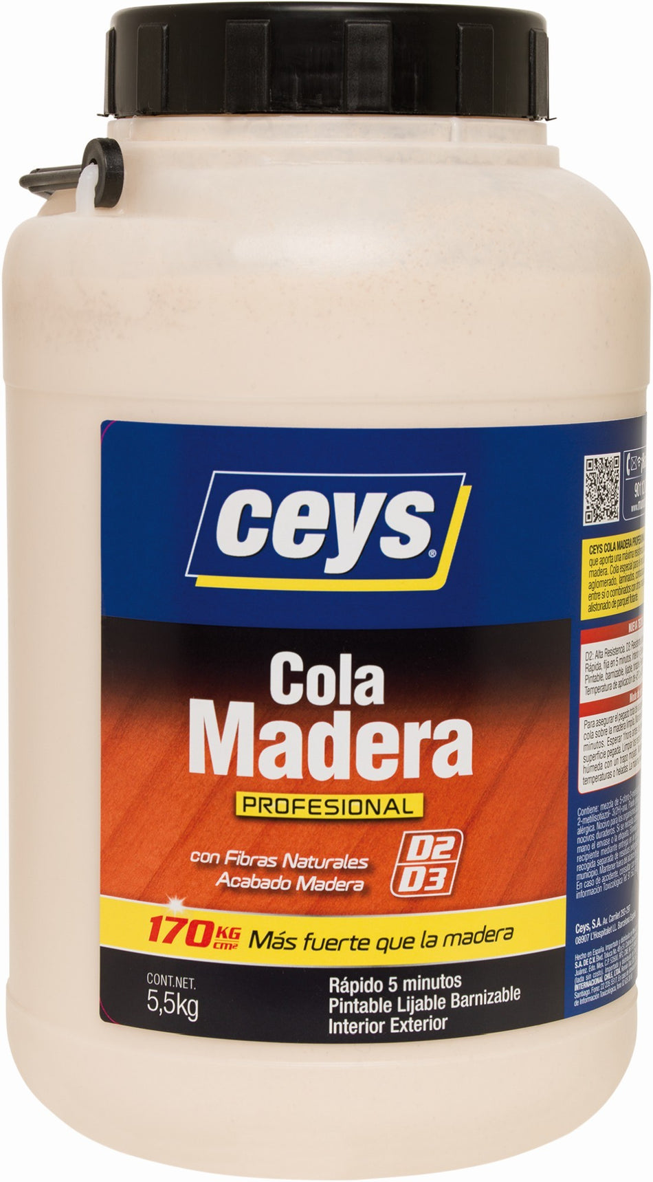 CEYS COLA MADERA PROF. BOTE BE 5,5KG