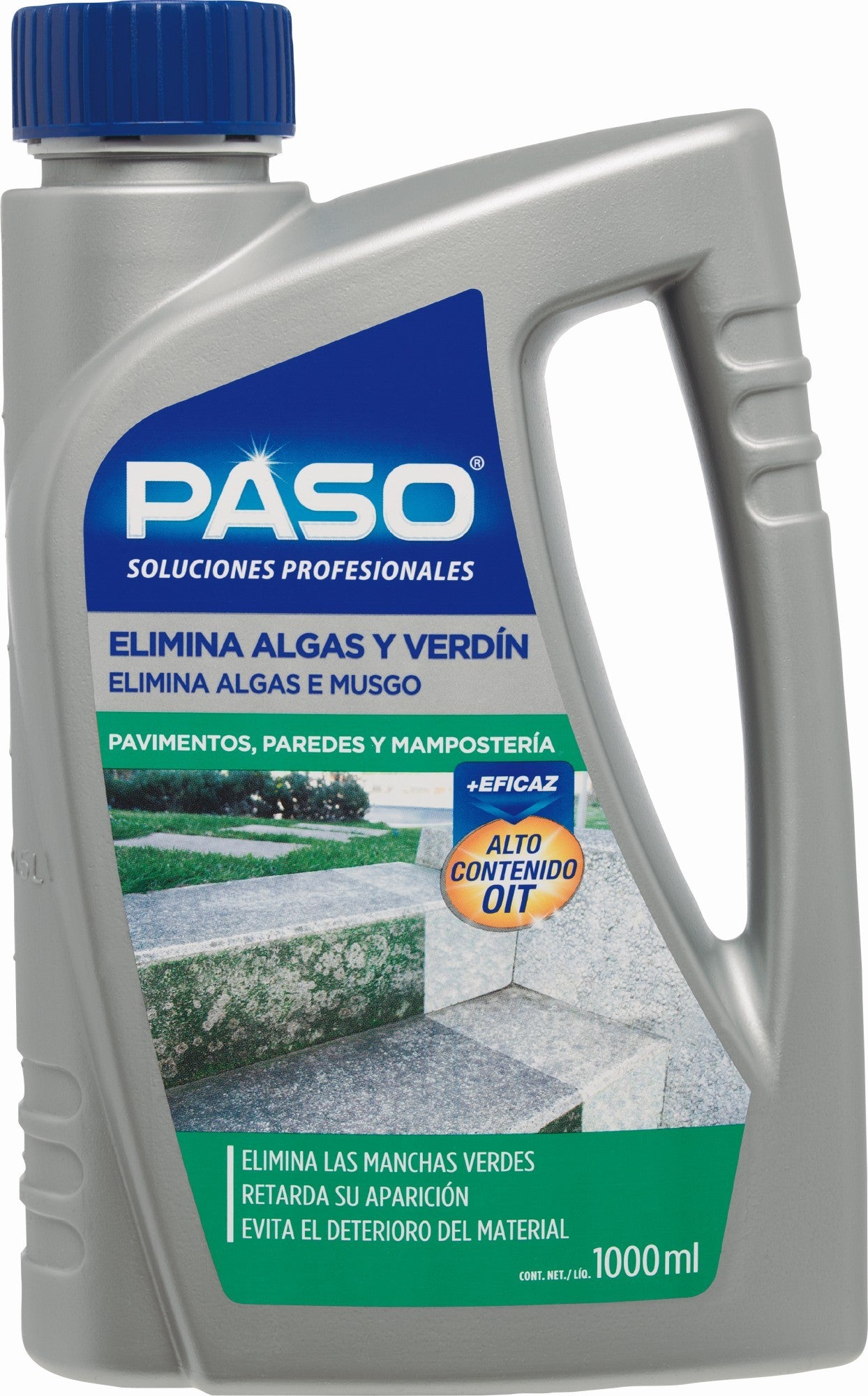PASO LIMPIADOR ALGAS Y VERDIN BOT 1L