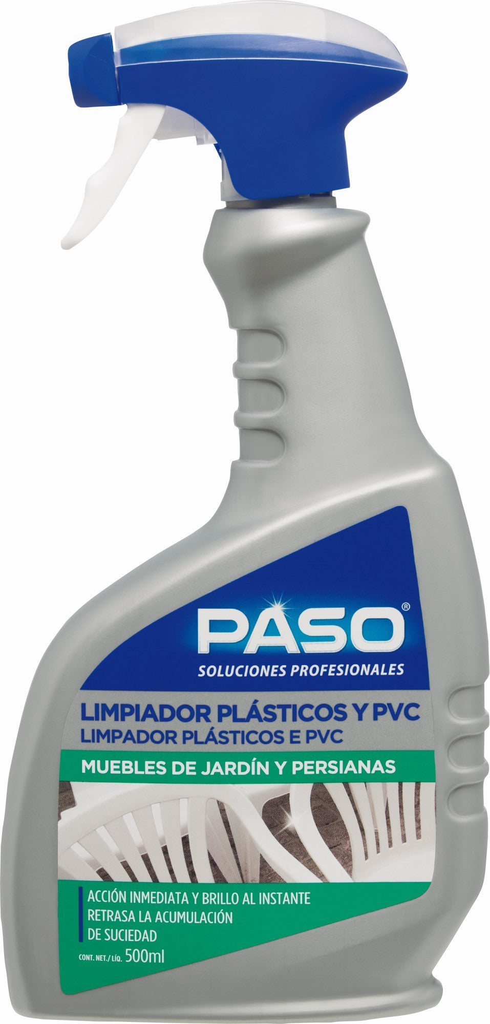 PASO LIMPIADOR PLASTICOS Y PVC 500ML