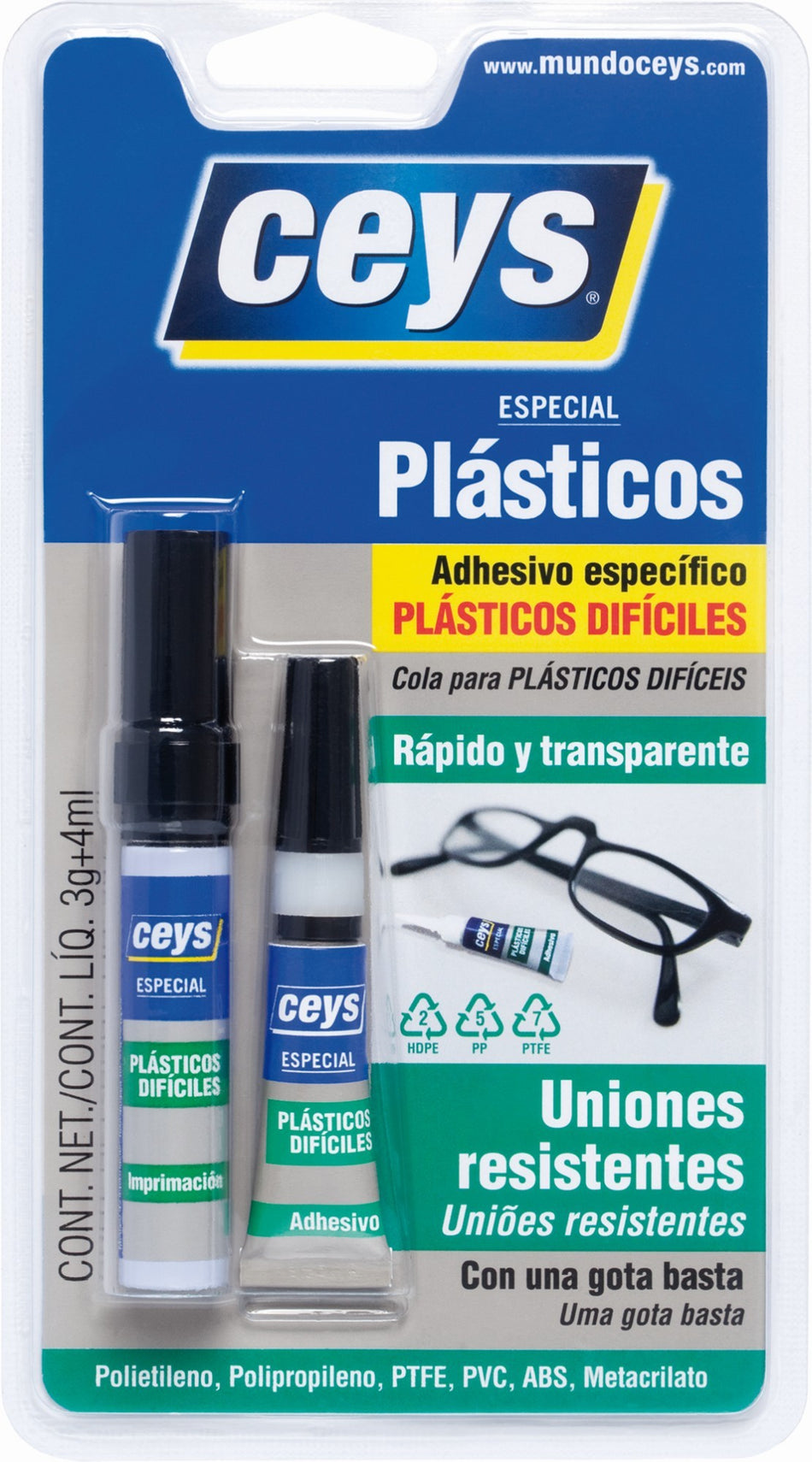 CEYS ESPECIAL PLASTICOS DIFICILES