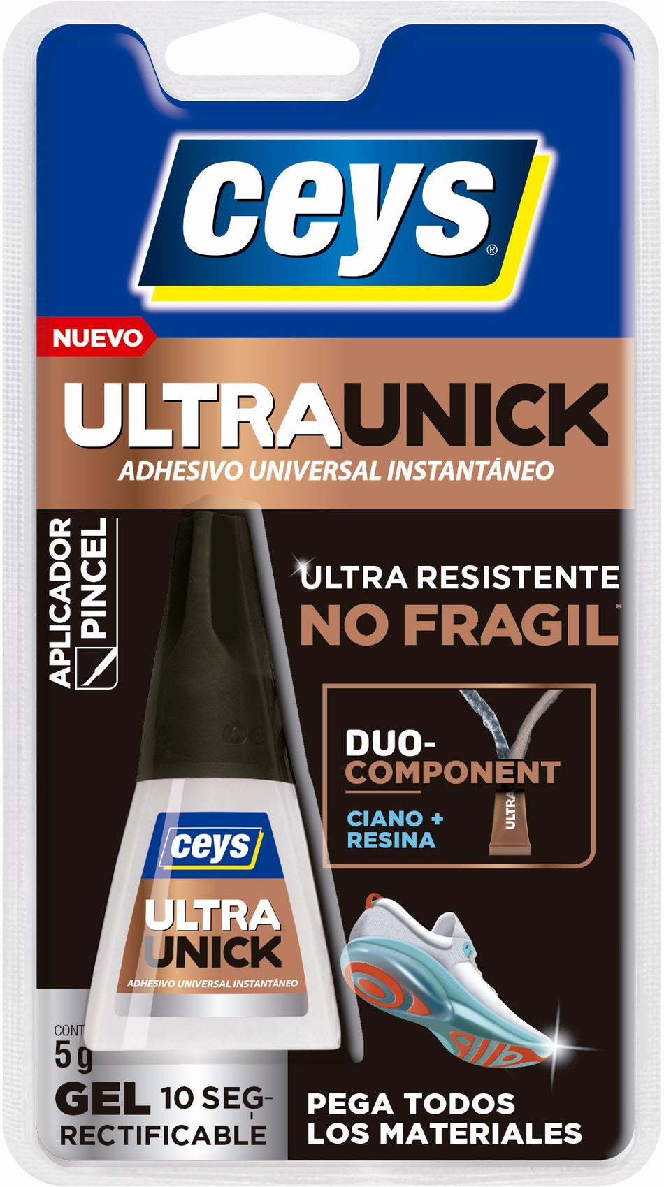 CEYS ULTRAUNICK GEL 5G PINCEL