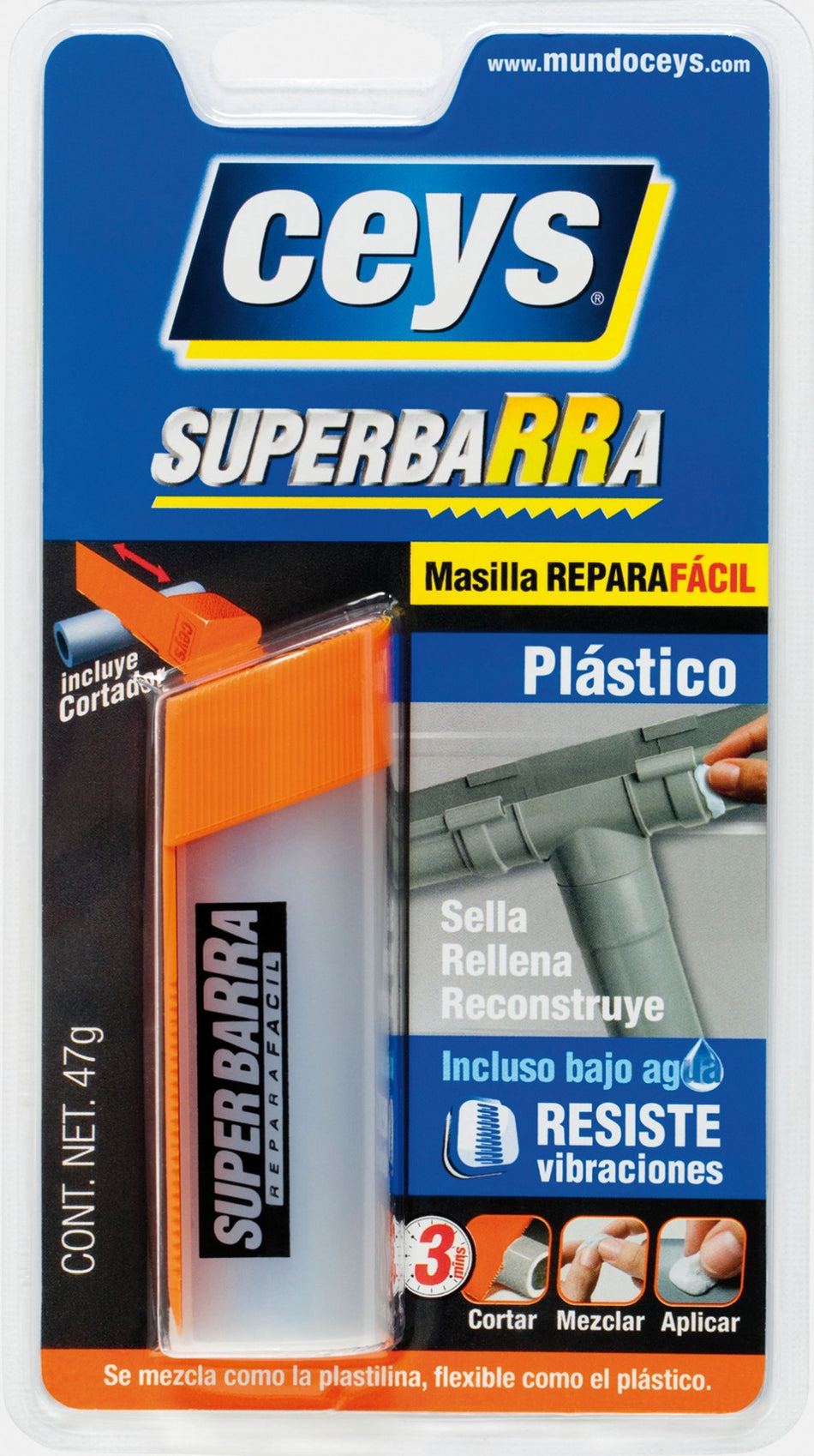 CEYS SUPERBARRA REPARADORA PLASTICO