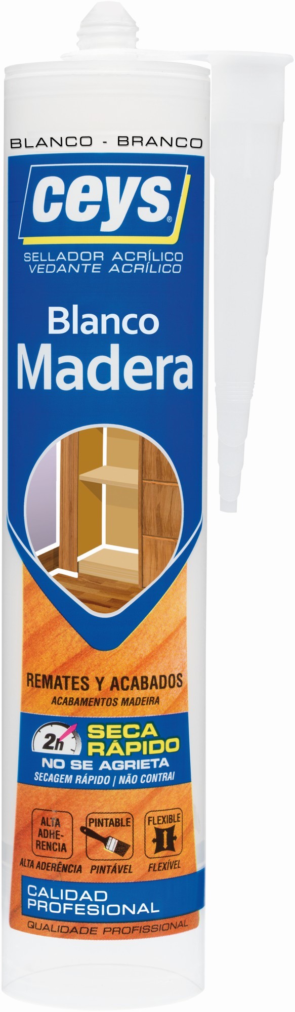 CEYS SELLADOR MADERA BLANCO CART