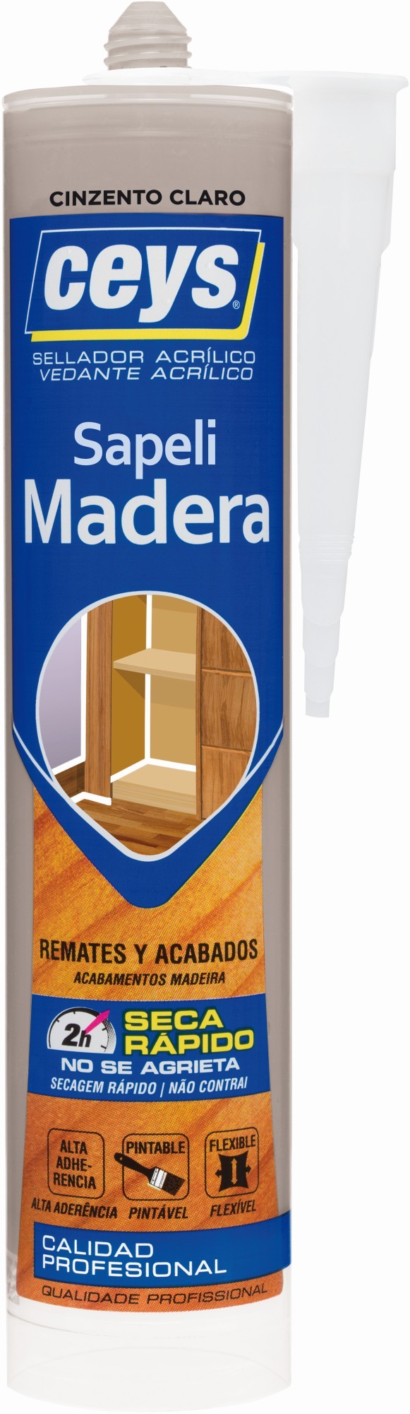 CEYS SELLADOR MADERA GRIS CLARO CART