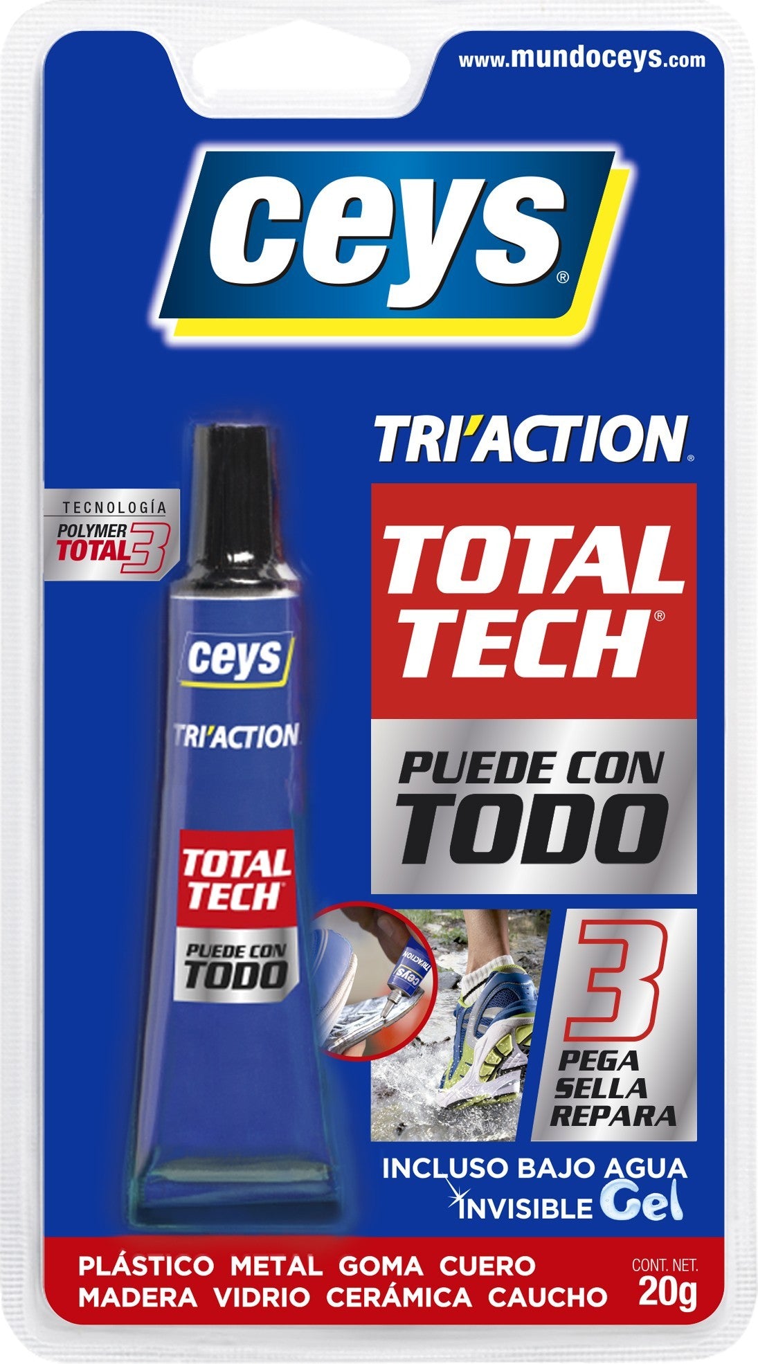 CEYS TRI'ACTION BLISTER 20G