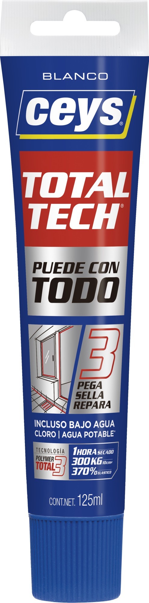 CEYS TOTAL TECH BLANCO TUBO 125ML