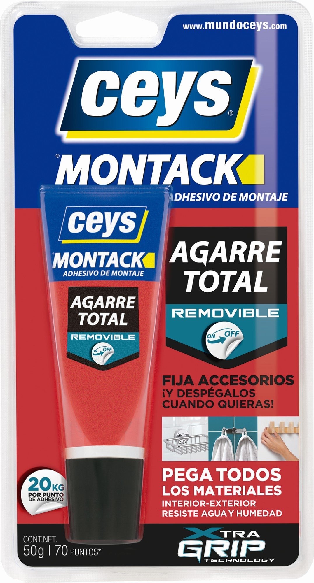 CEYS MONTACK REMOVIBLE BLISTER 50G