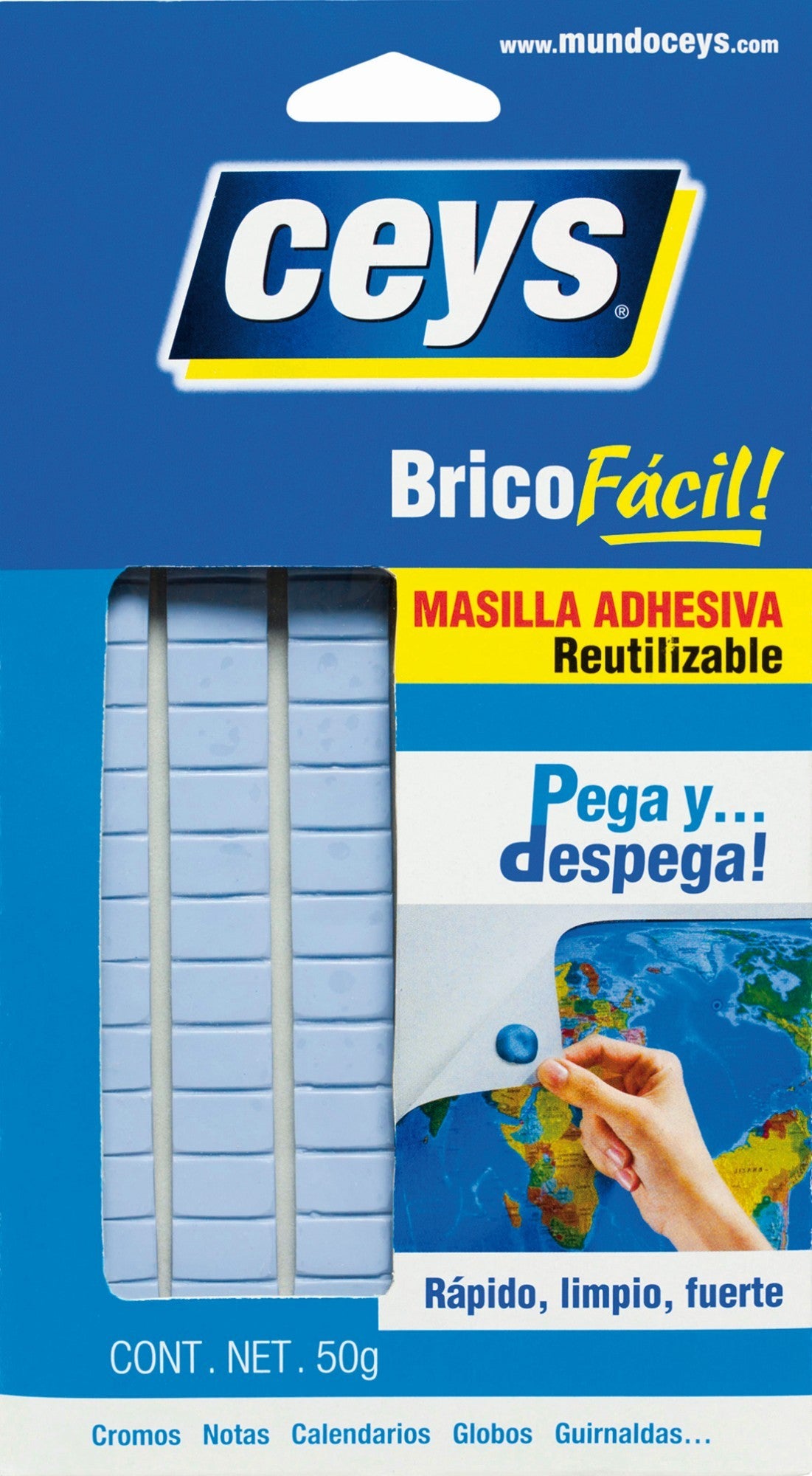 CEYS BRICOFÁCIL PEGA Y DESPEGA MASILLA