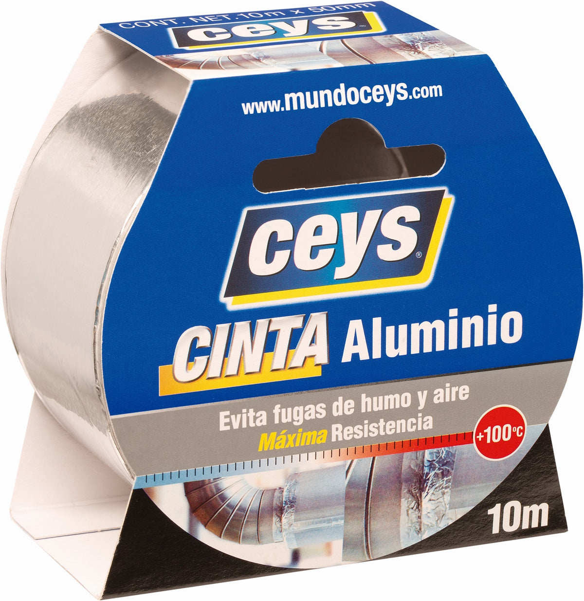 CEYS CINTA ALUMINIO ROLLO 10MX50MM