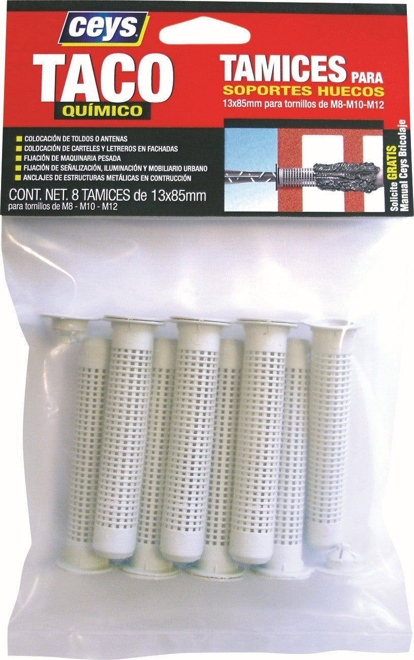 CEYS TAMICES TACO QUÍMICO 13X85MM 8U