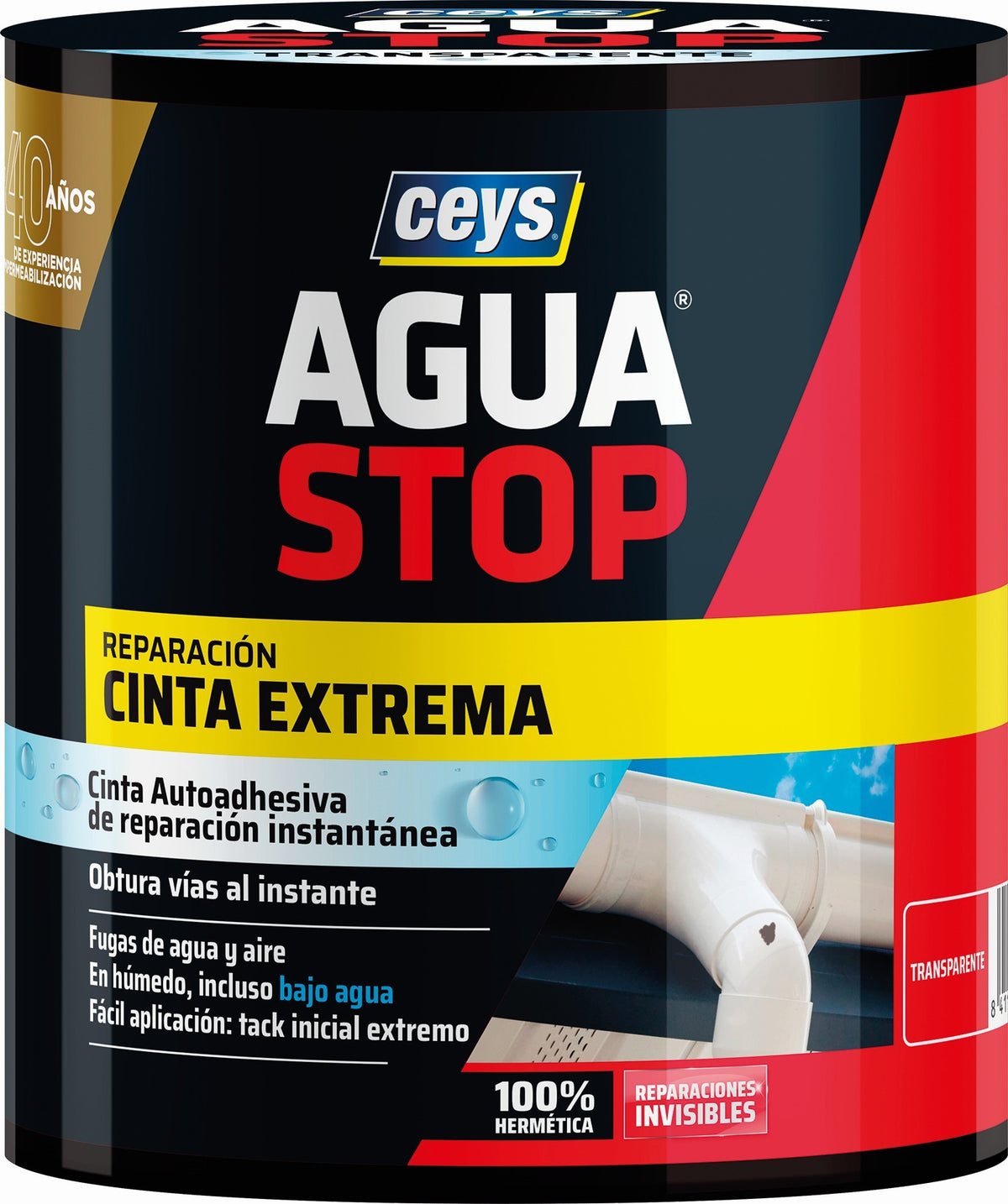 AGUASTOP CINTA EXTREMA TRANSPARENTE