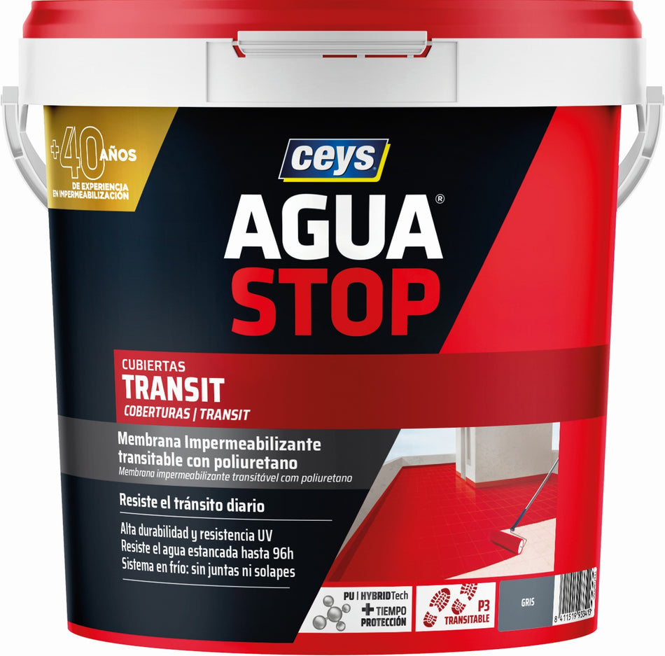 AGUASTOP TRANSIT GRIS 5KG