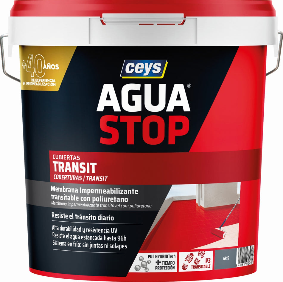 AGUASTOP TRANSIT GRIS 20KG