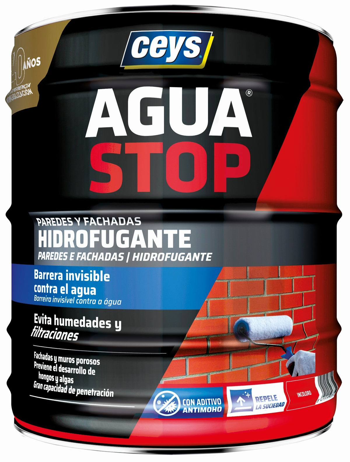 AGUASTOP HIDROFUGANTE CON ANTIMOHO 20L