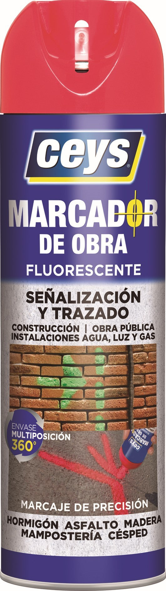 CEYS MARCADOR OBRA ROJO 500ML