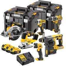 Kit 6 máquinas Dewalt DCK690P3T-QW con 3 baterías 5.0Ah y cargador + Regalo Pack Ceo Ángel Gaitán