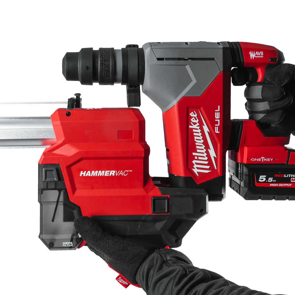 Extractor de Polvo Dedicado para Martillos SDS-Plus 26mm M18 FUEL con AUTOPULSE Milwaukee M18 FDDE-0