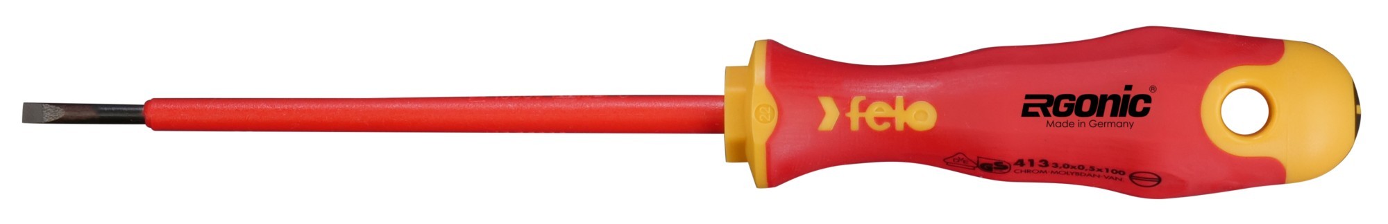 Felo Destornillador aislado ERGONIC punta plana