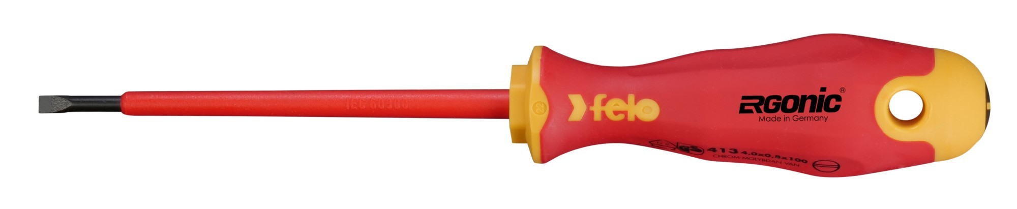 Felo Destornillador aislado ERGONIC punta plana