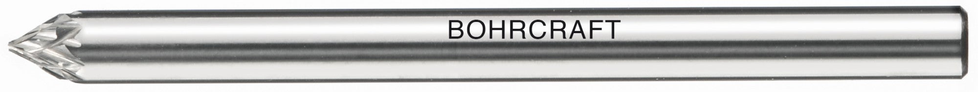 Bohrcraft Fresa rotativa metal duro forma J cónica 60°