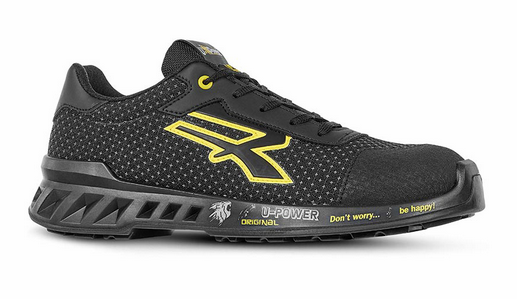 U POWER TE20197-48, TE20197-48-Calzado de seguridad gama Professional Modelo Soft 02 FO SRC Talla Unisex-Adulto, Nero, 48 EU