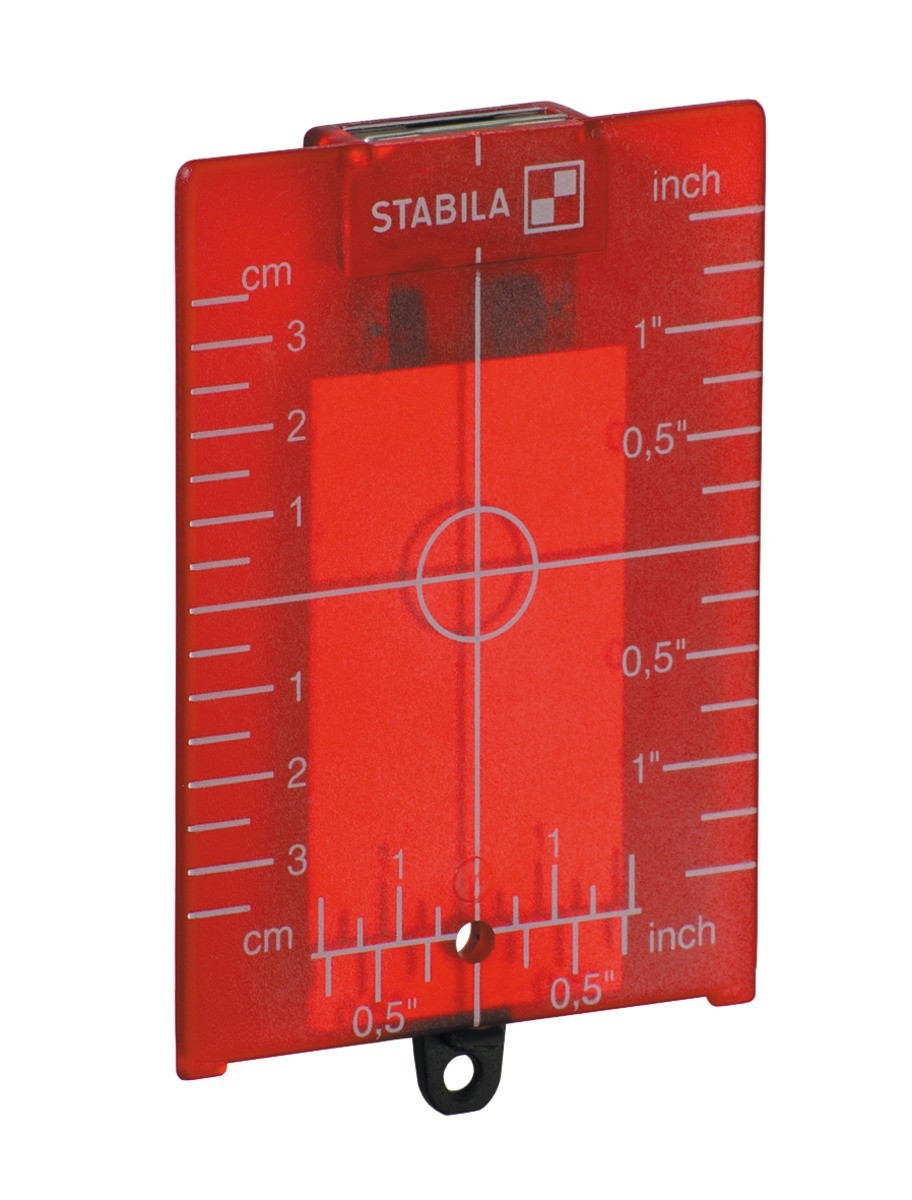 Stabila Placa objetivo roja modelo ZP