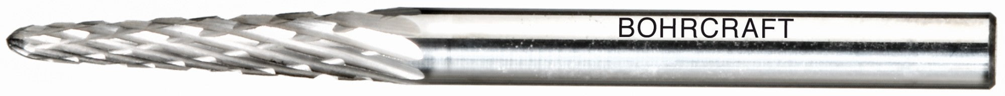 Bohrcraft Fresa rotativa metal duro forma L cónica redonda