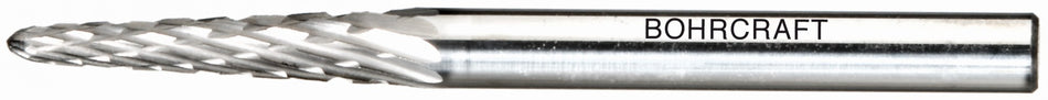 Bohrcraft Fresa rotativa metal duro forma L cónica redonda