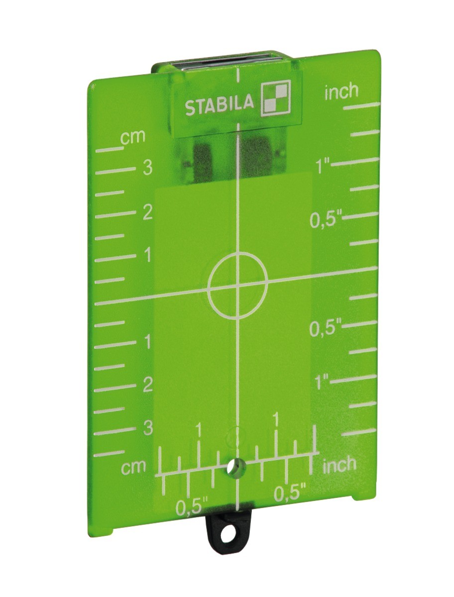 Stabila Placa objetivo verde modelo ZP