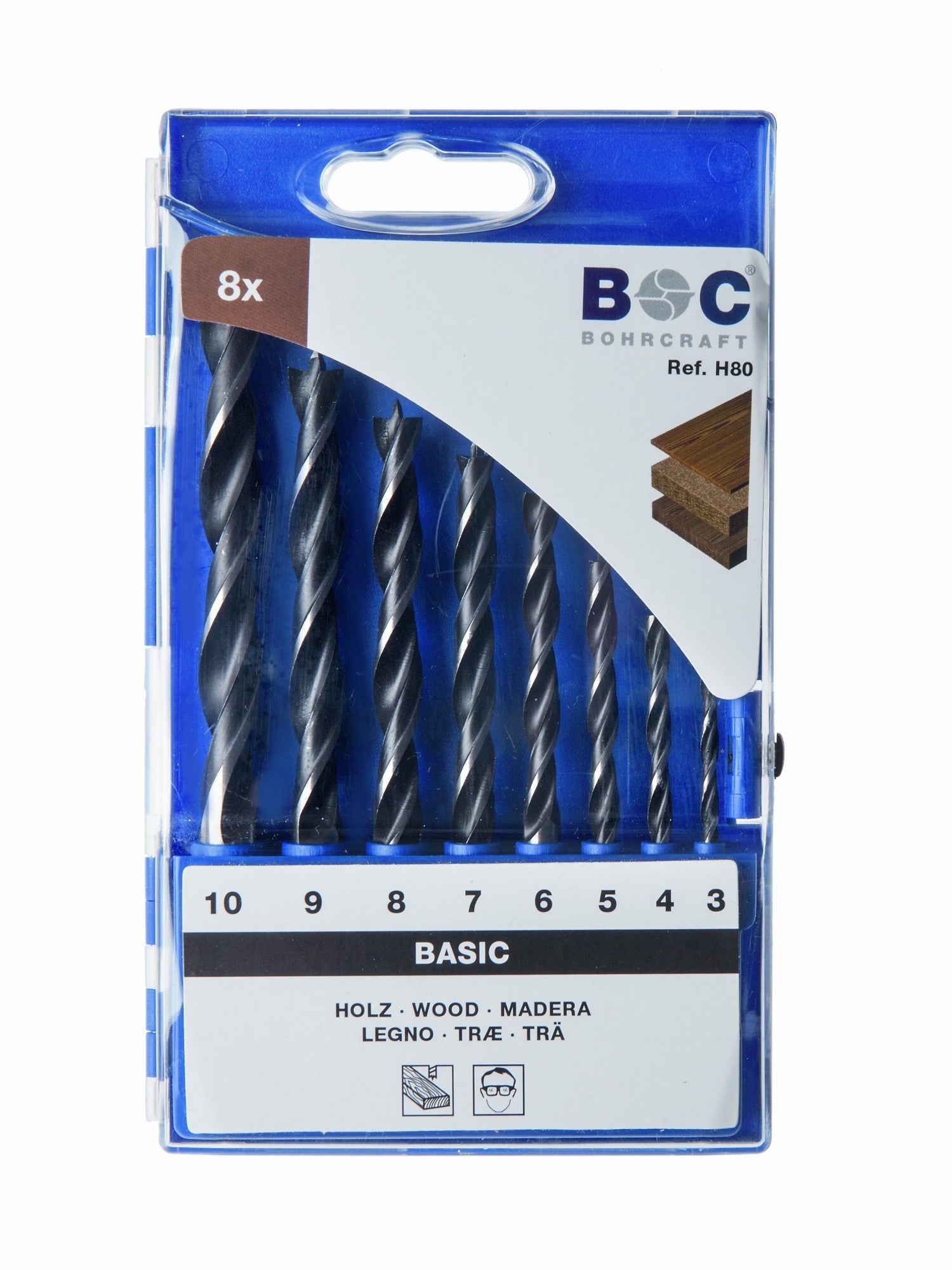 Bohrcraft Juego brocas para madera