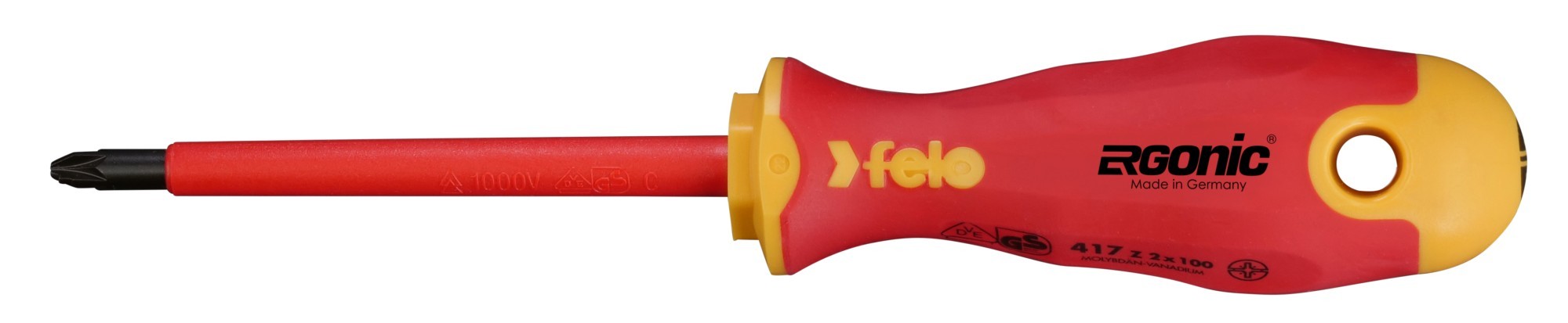 Felo Destornillador aislado ERGONIC punta "plus-minus Z"